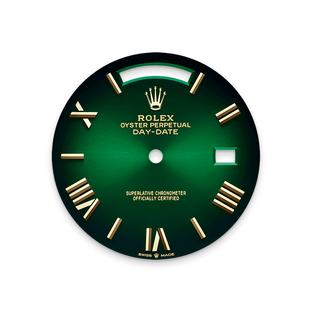 Green ombré dial