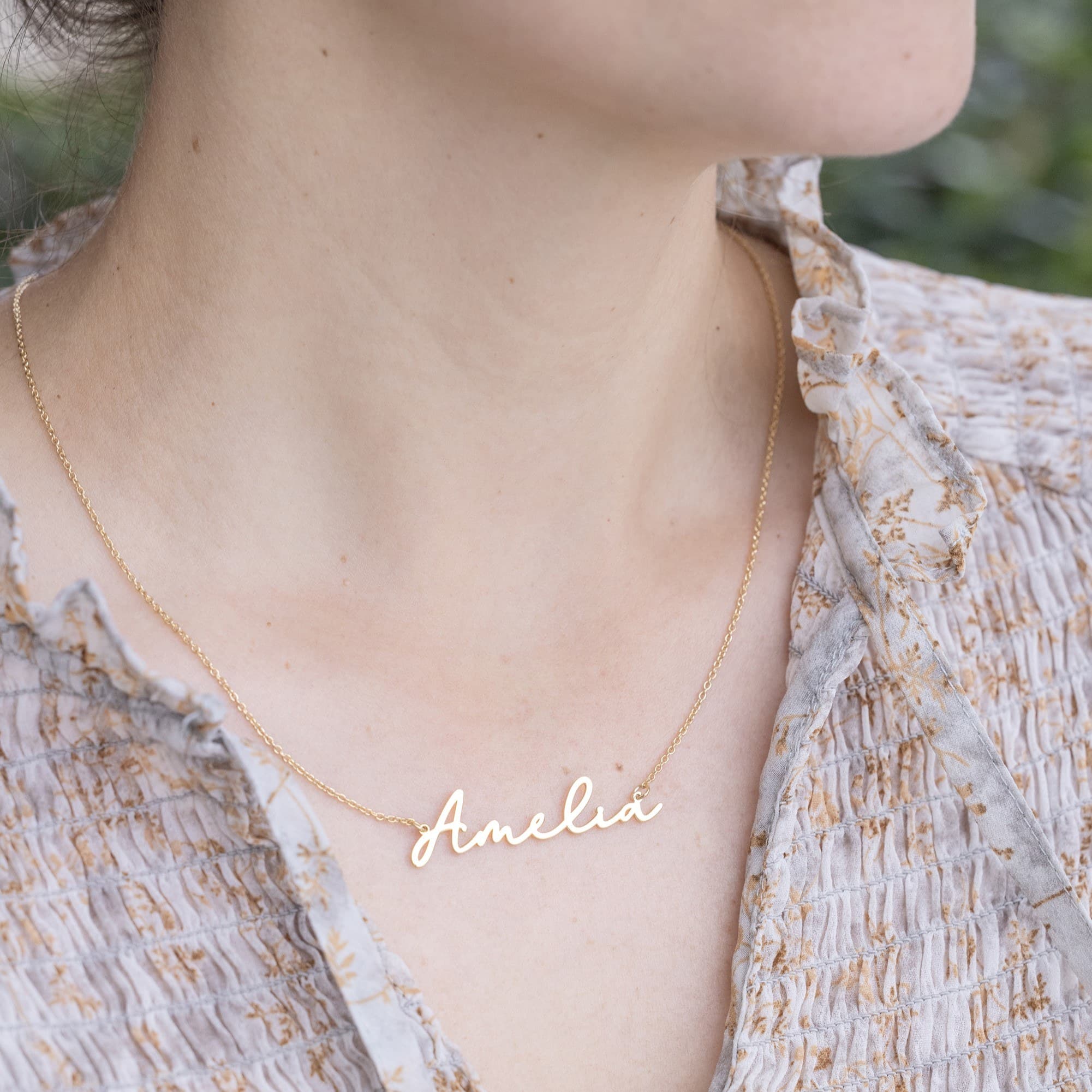 Personalized Gold Plated Name Necklace 4