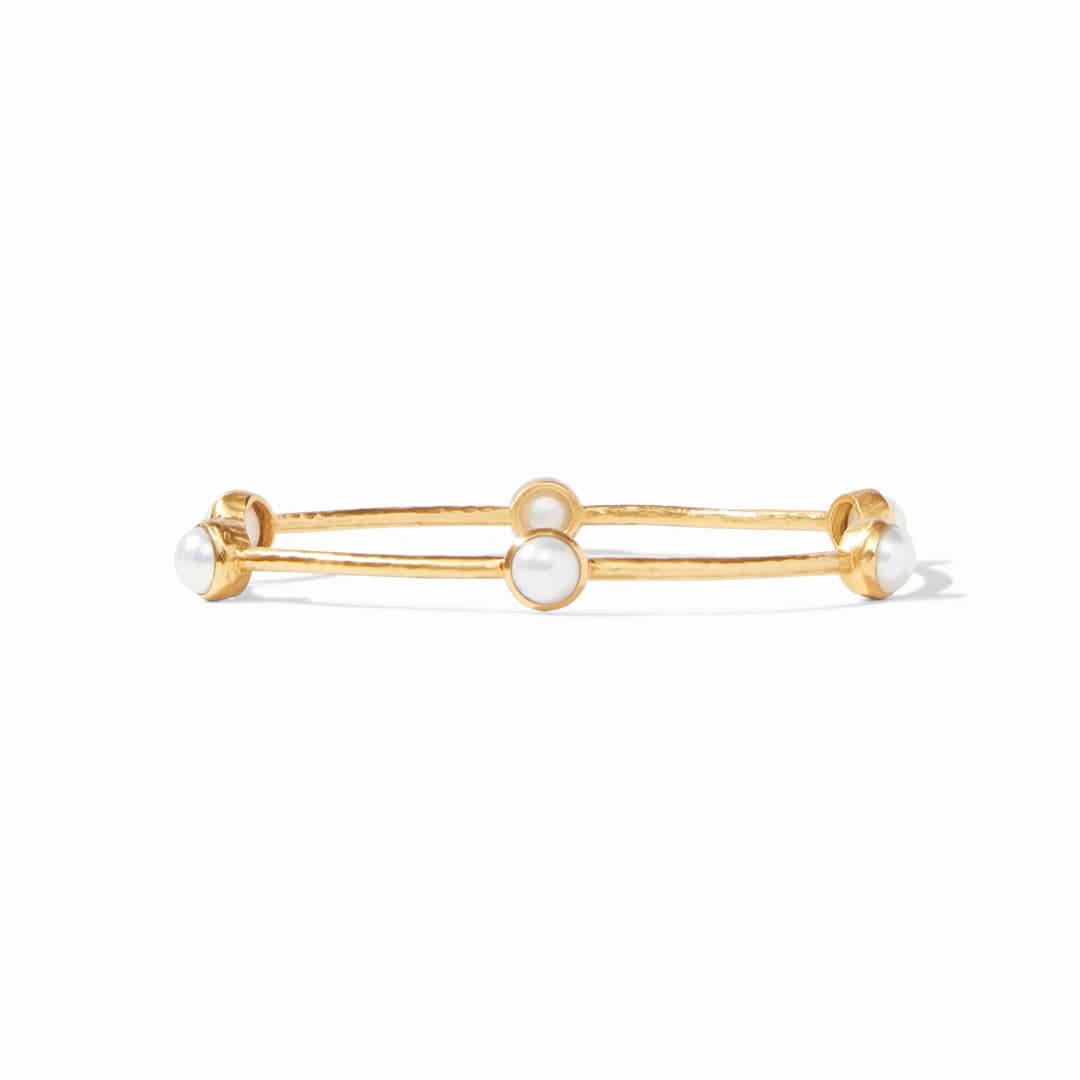 Julie Vos Milano Luxe Bangle in Mother of Pearl