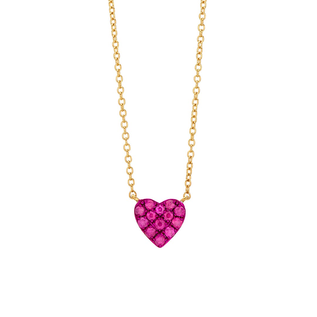 Ruby Heart Necklace 0