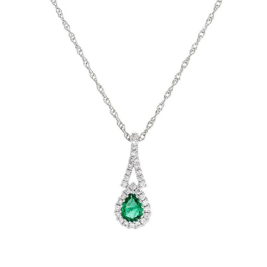 Emerald & Diamond Necklace