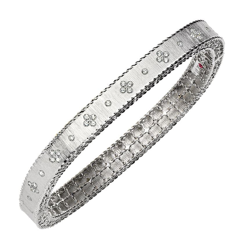 Roberto Coin 18K Princess Diamond Bangle