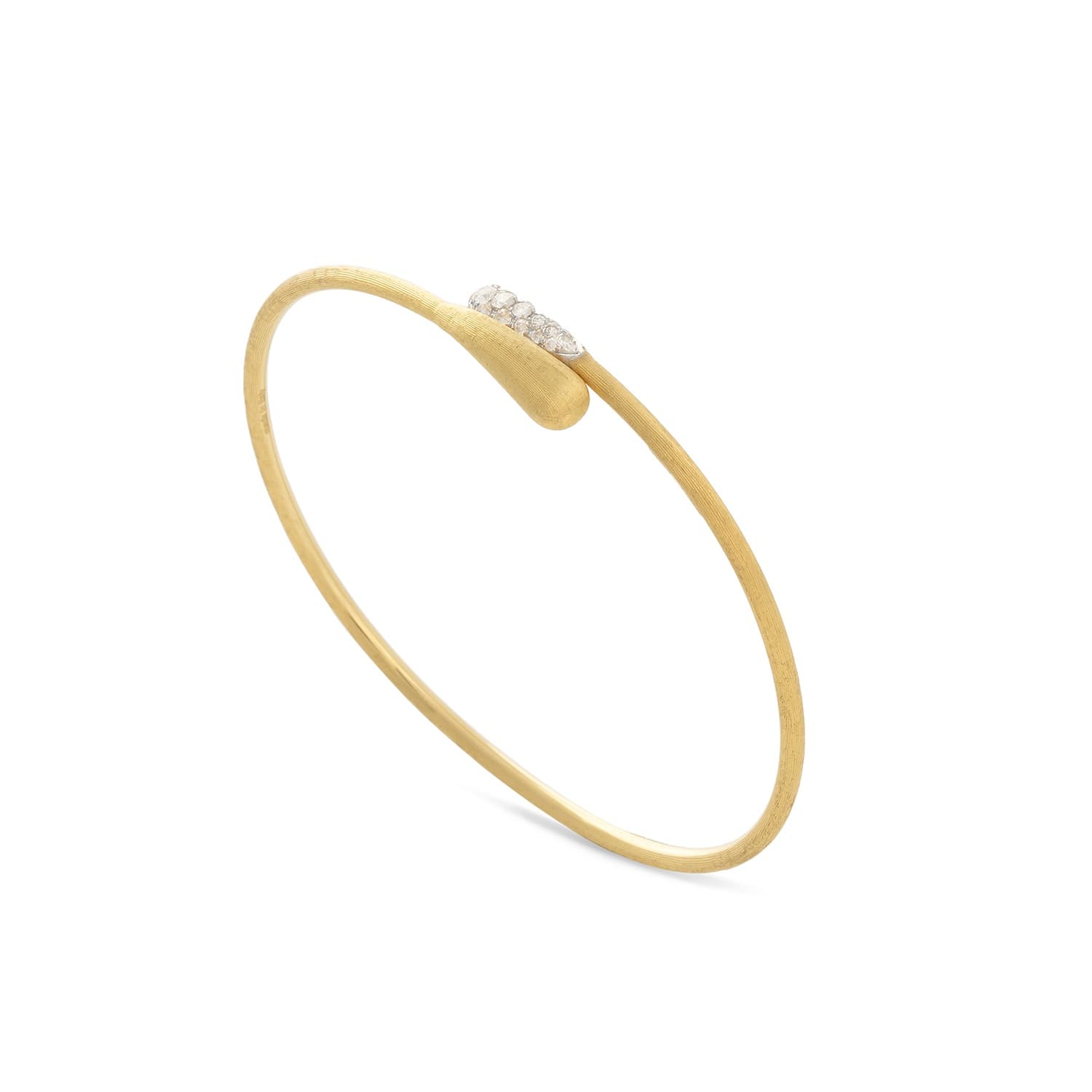 Marco Bicego Yellow & White Gold Lucia Diamond Hugging Cuff 0