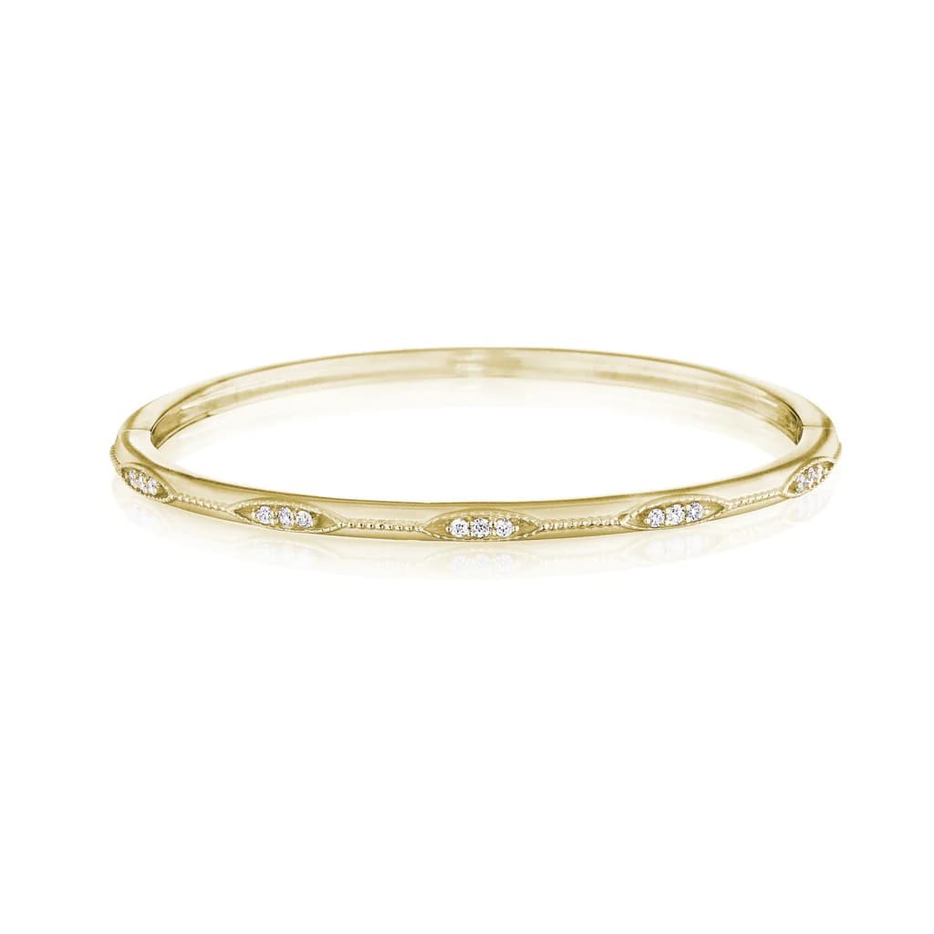 Penny Preville Classics Collection Thin Diamond Graduated Bangle 0