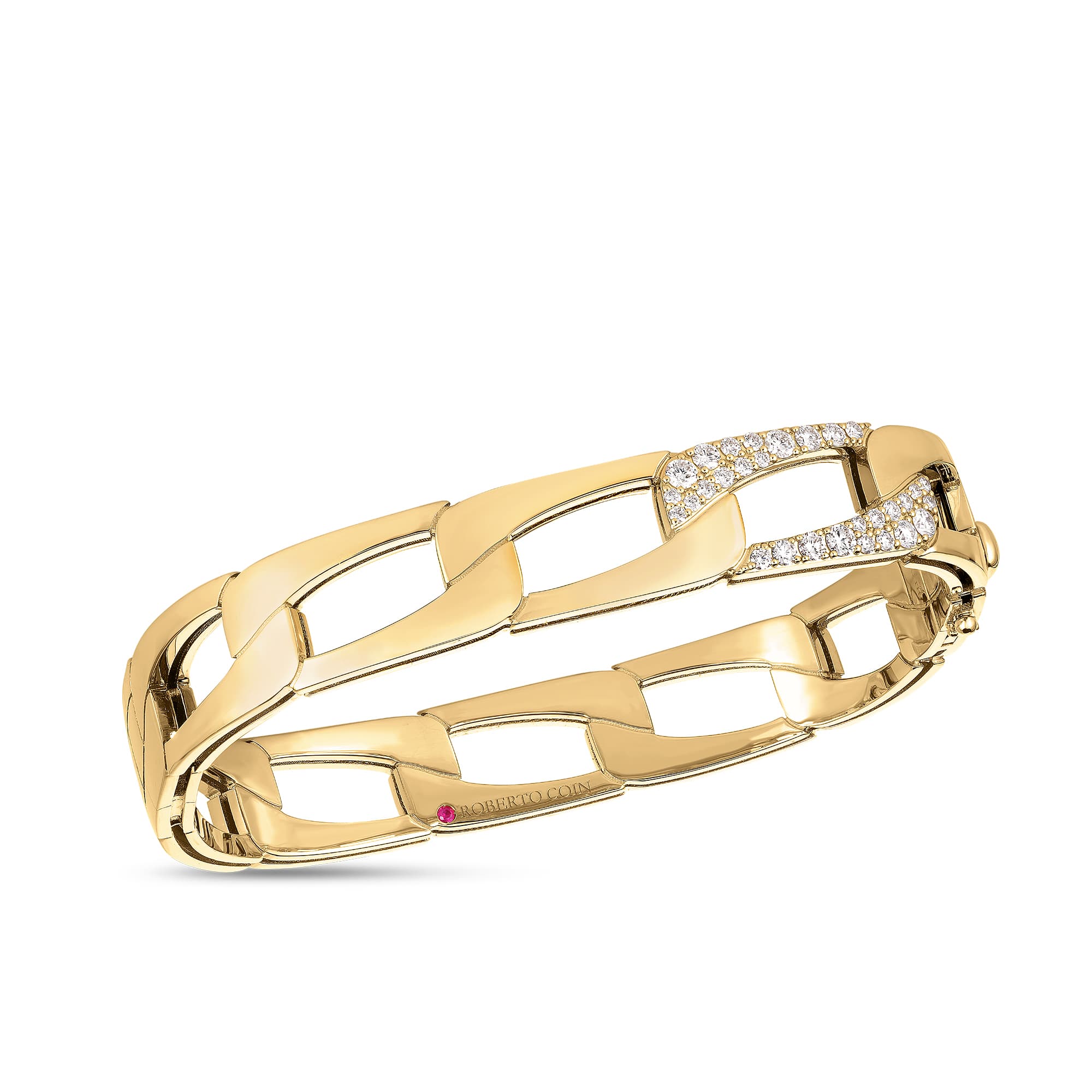 Roberto Coin Navarra Square Bangle 0