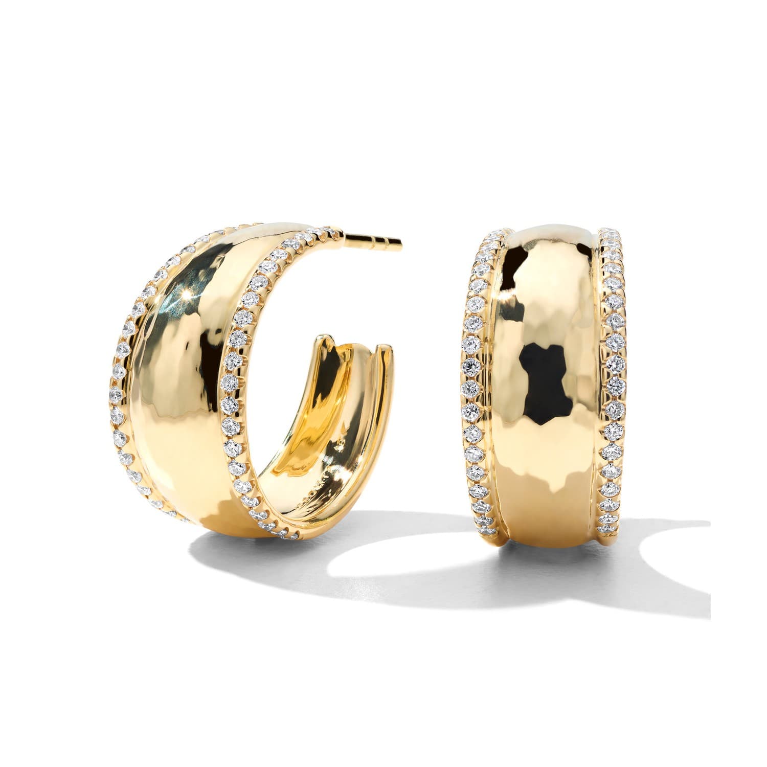 Ippolita Stardust Goddess Diamond Hoop Earrings 0