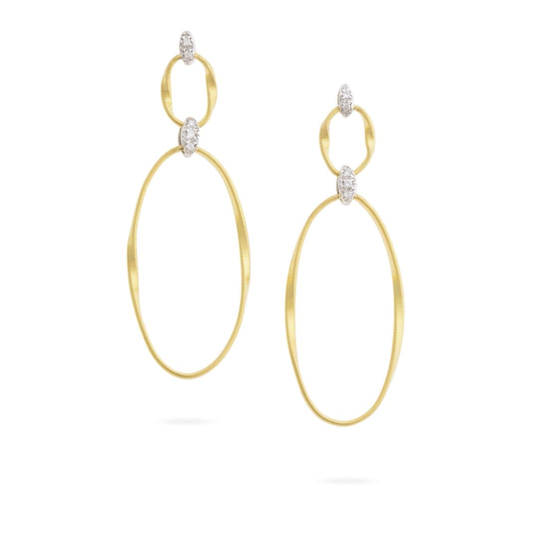 Marco Bicego Paradise Mix Gem Dangle Earrings