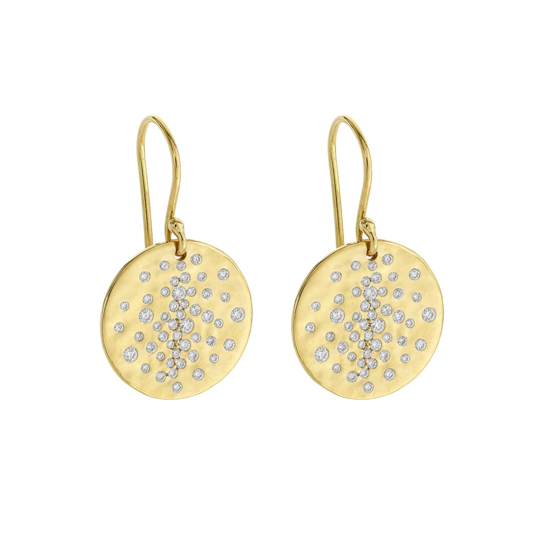 Ippolita Stardust Round Crinkle Earrings 0