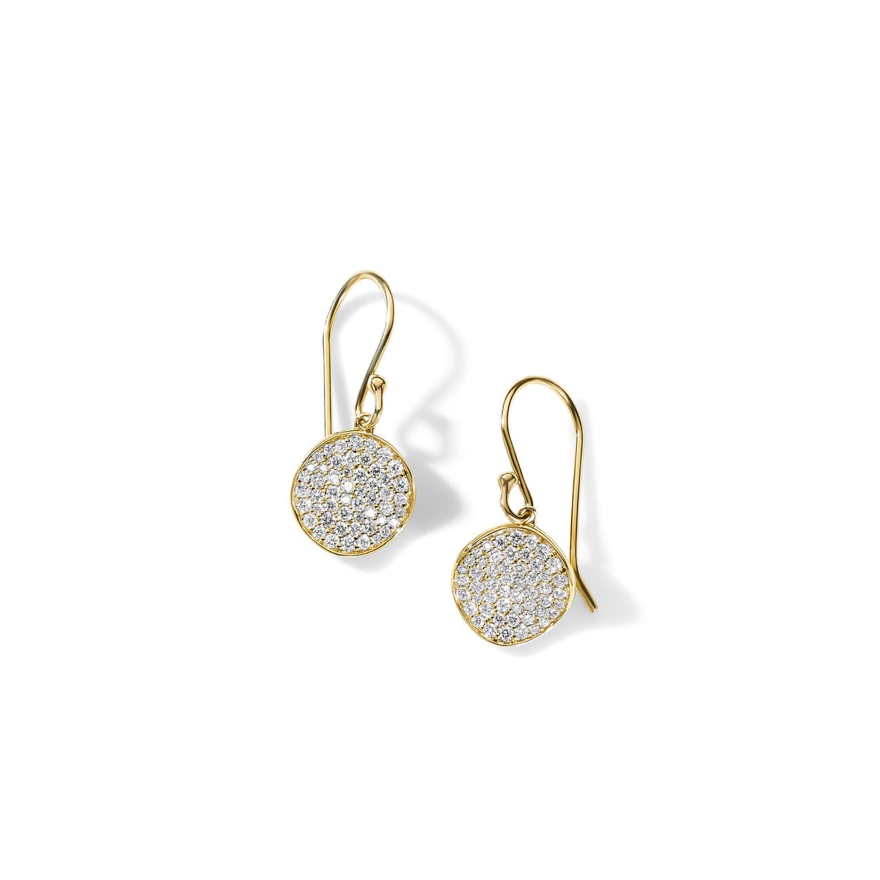 Ippolita Stardust Mini Diamond Disc Drop Earrings 0