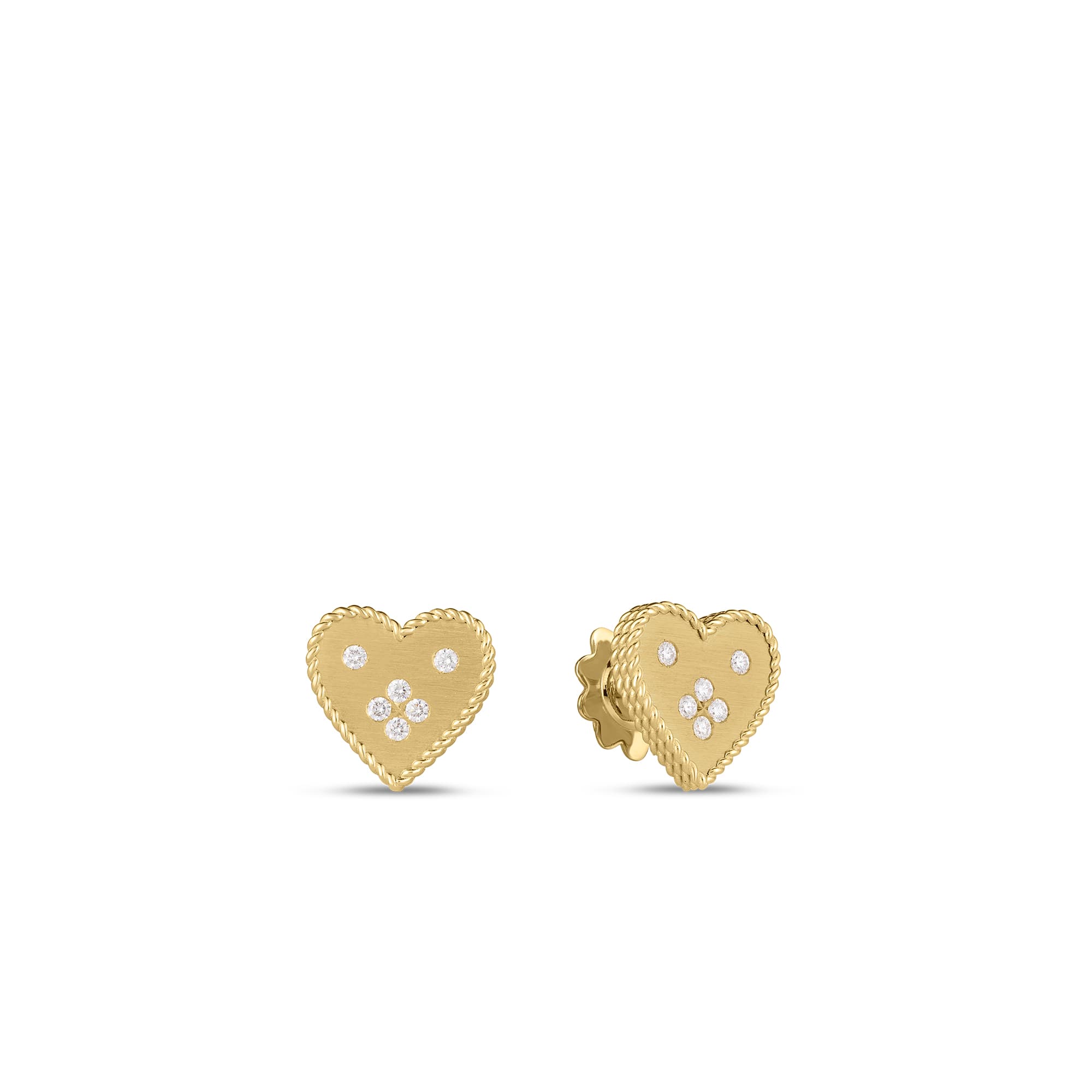 Roberto Coin Venetian Princess Small Heart Stud Earrings