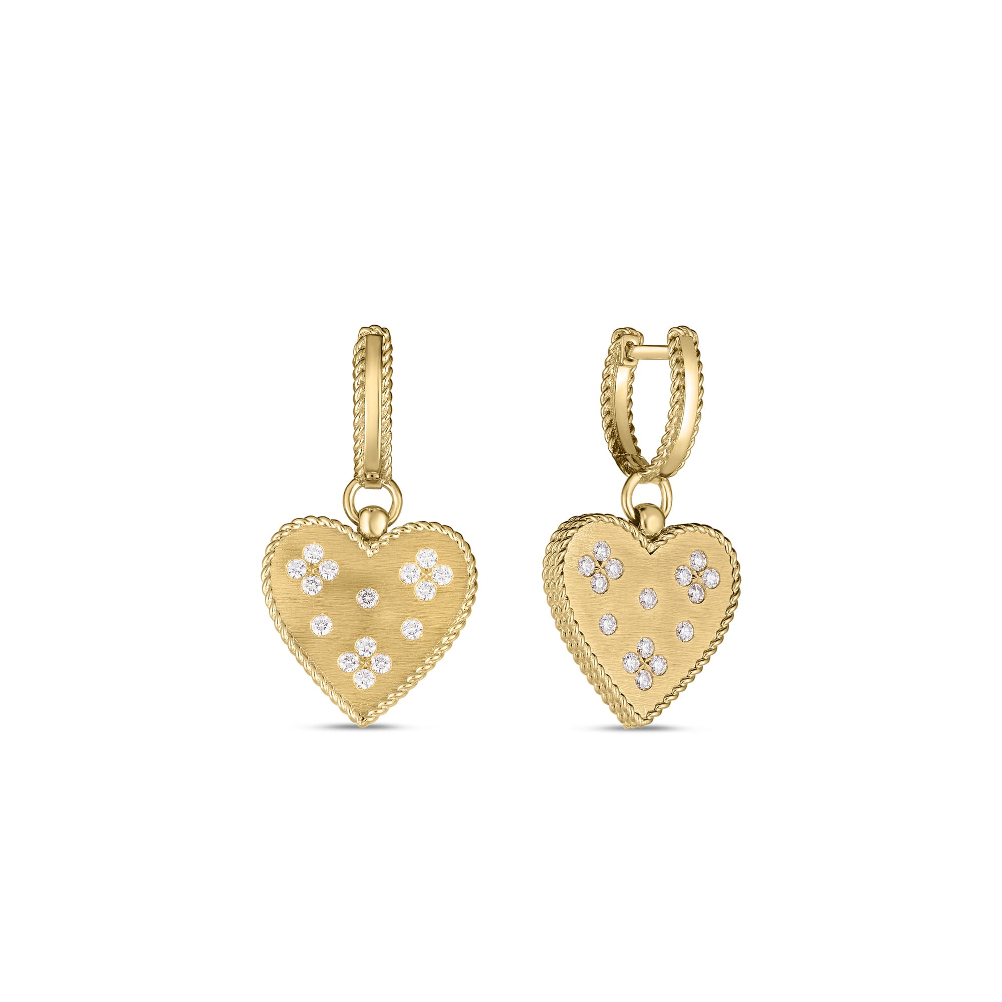 Roberto Coin Venetian Princess Heart Dangle Earrings 0