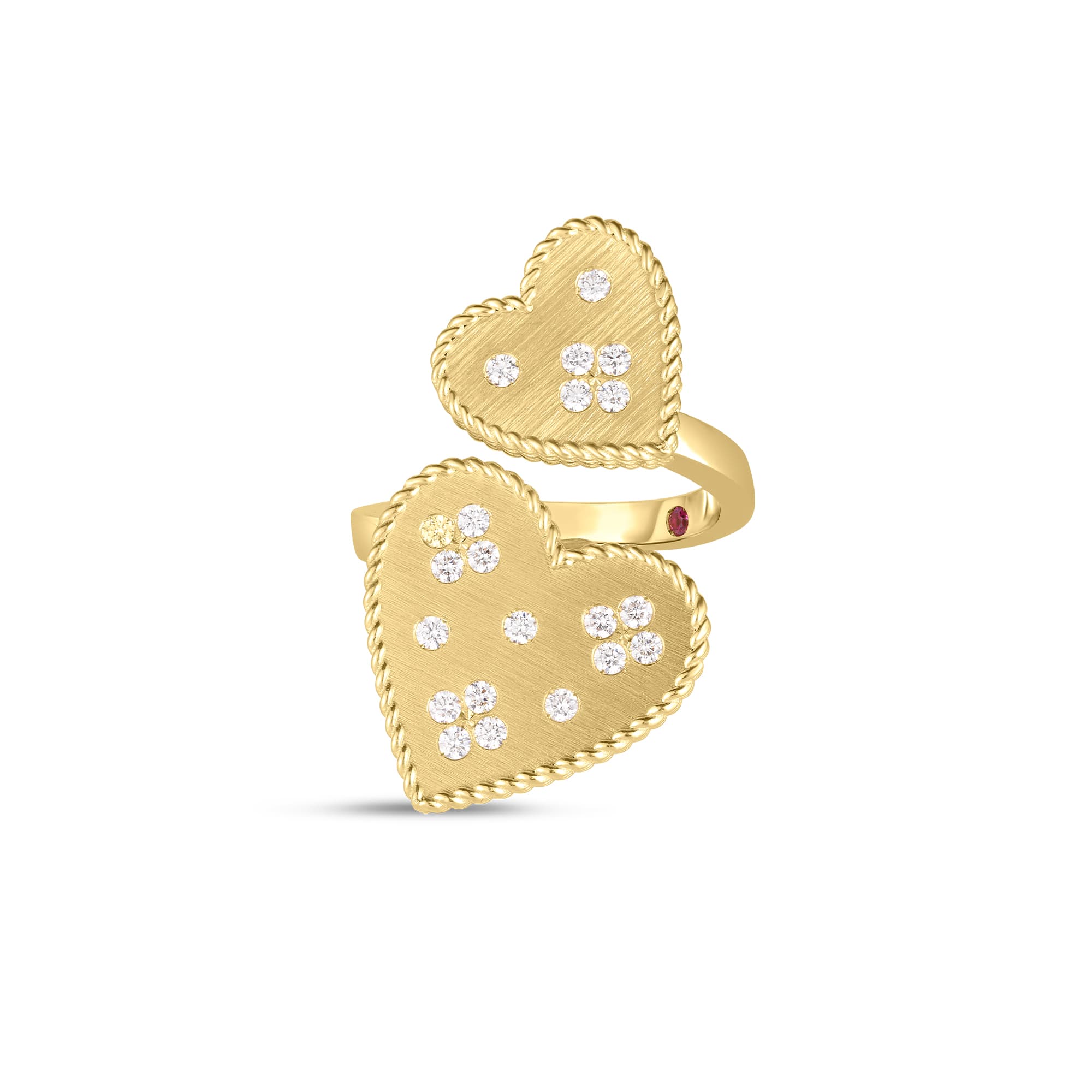 Roberto Coin Venetian Princess Double Heart Ring