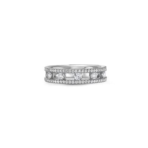 Charles Krypell White Gold Diamond Air Band 0