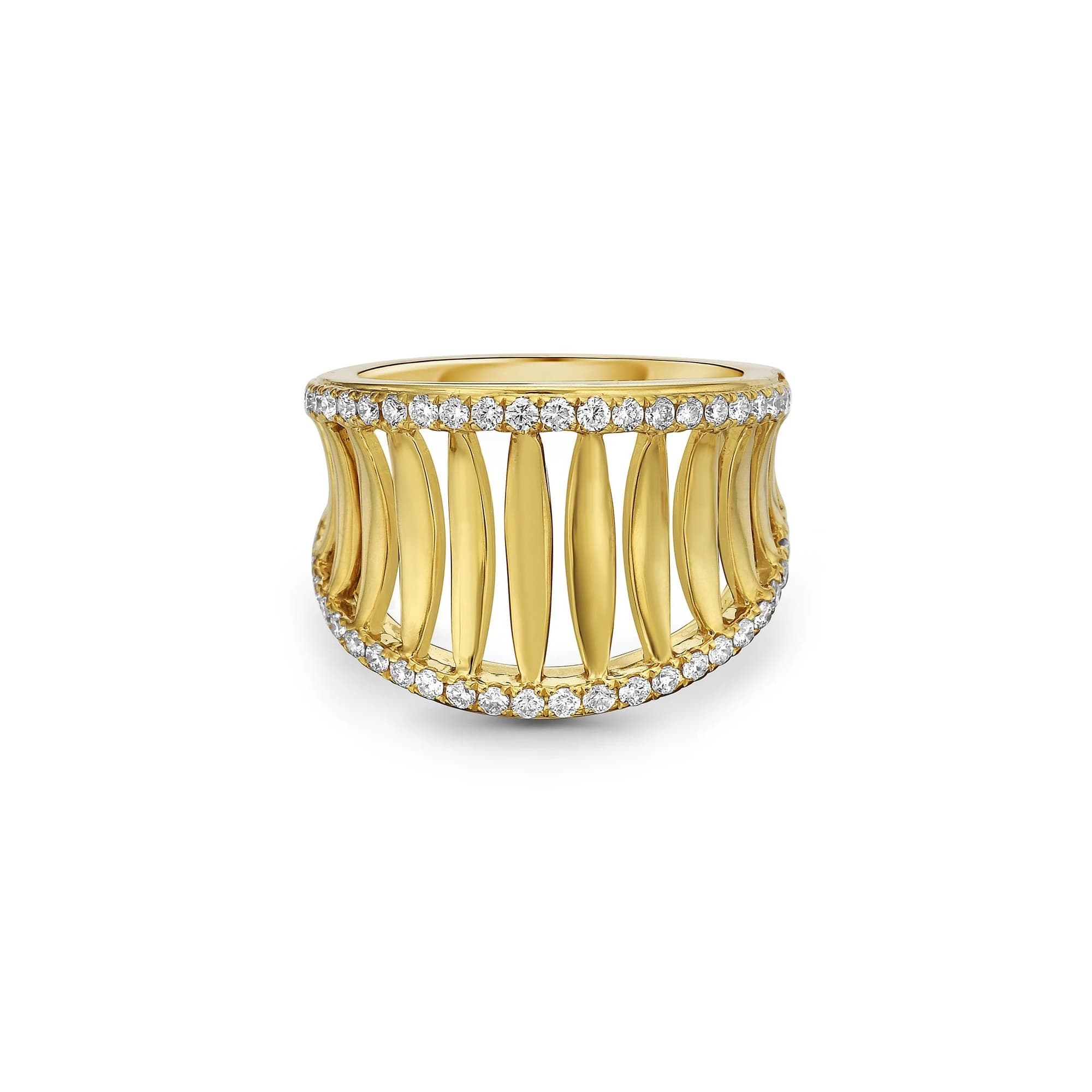 Charles Krypell Birdcage Saddle Ring