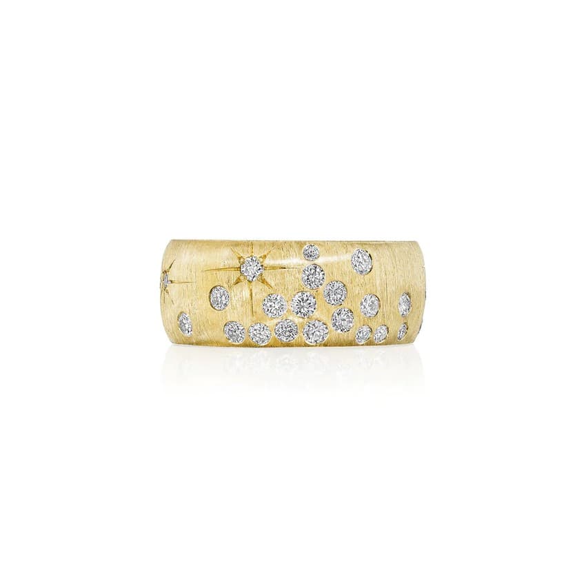 Penny Preville Wide Galaxy Diamond Band