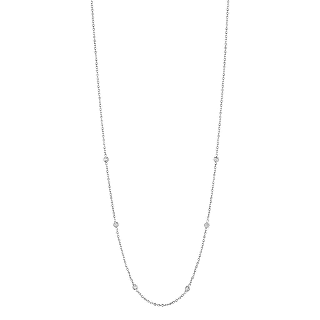 Penny Preville White Gold 18 Inch Eyeglass Chain 0