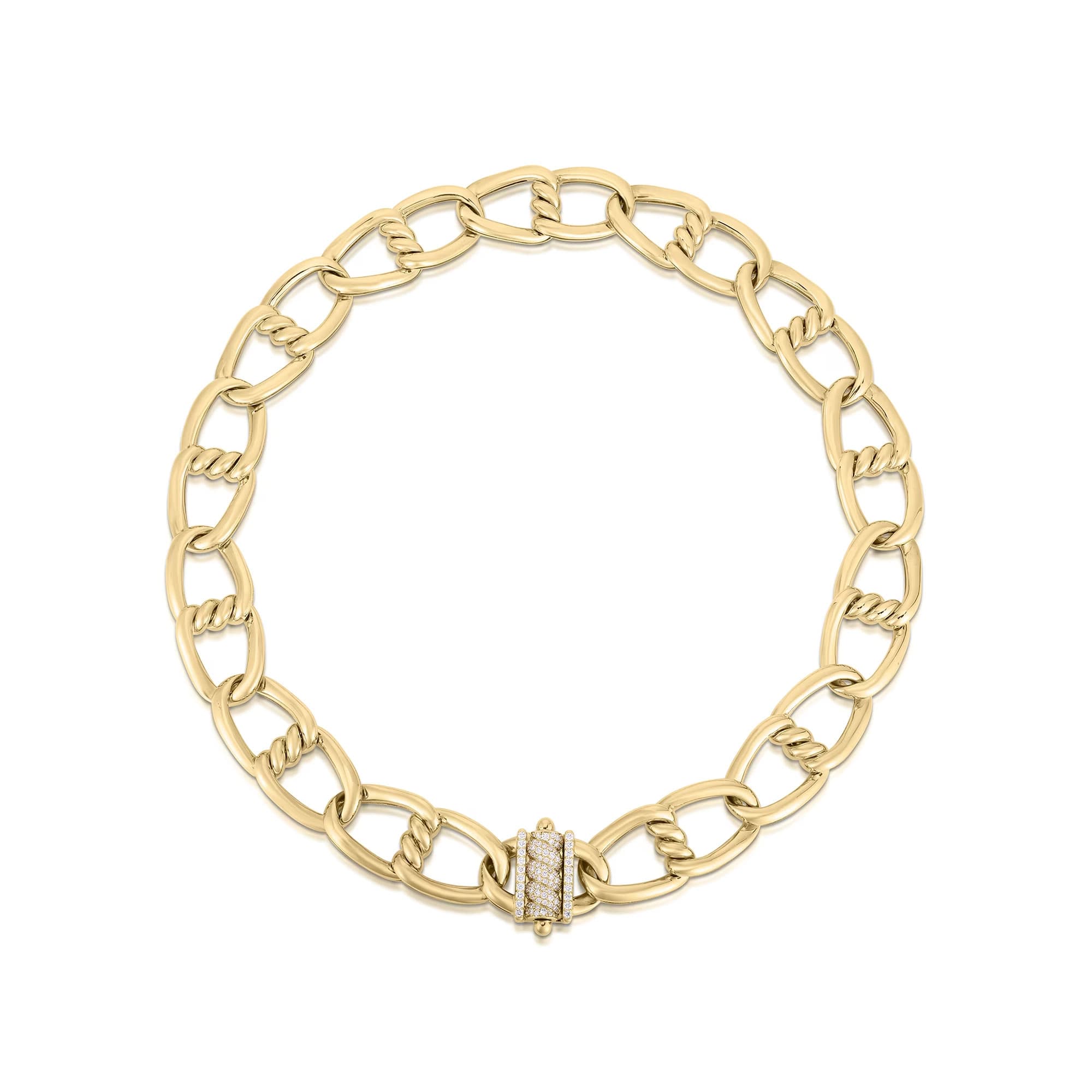 Roberto Coin Cialoma Diamond Accent Link Necklace