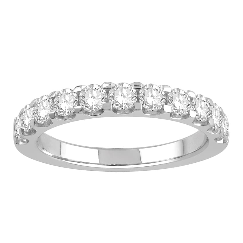 White Gold 1.00 CTW Diamond Wedding Band 0