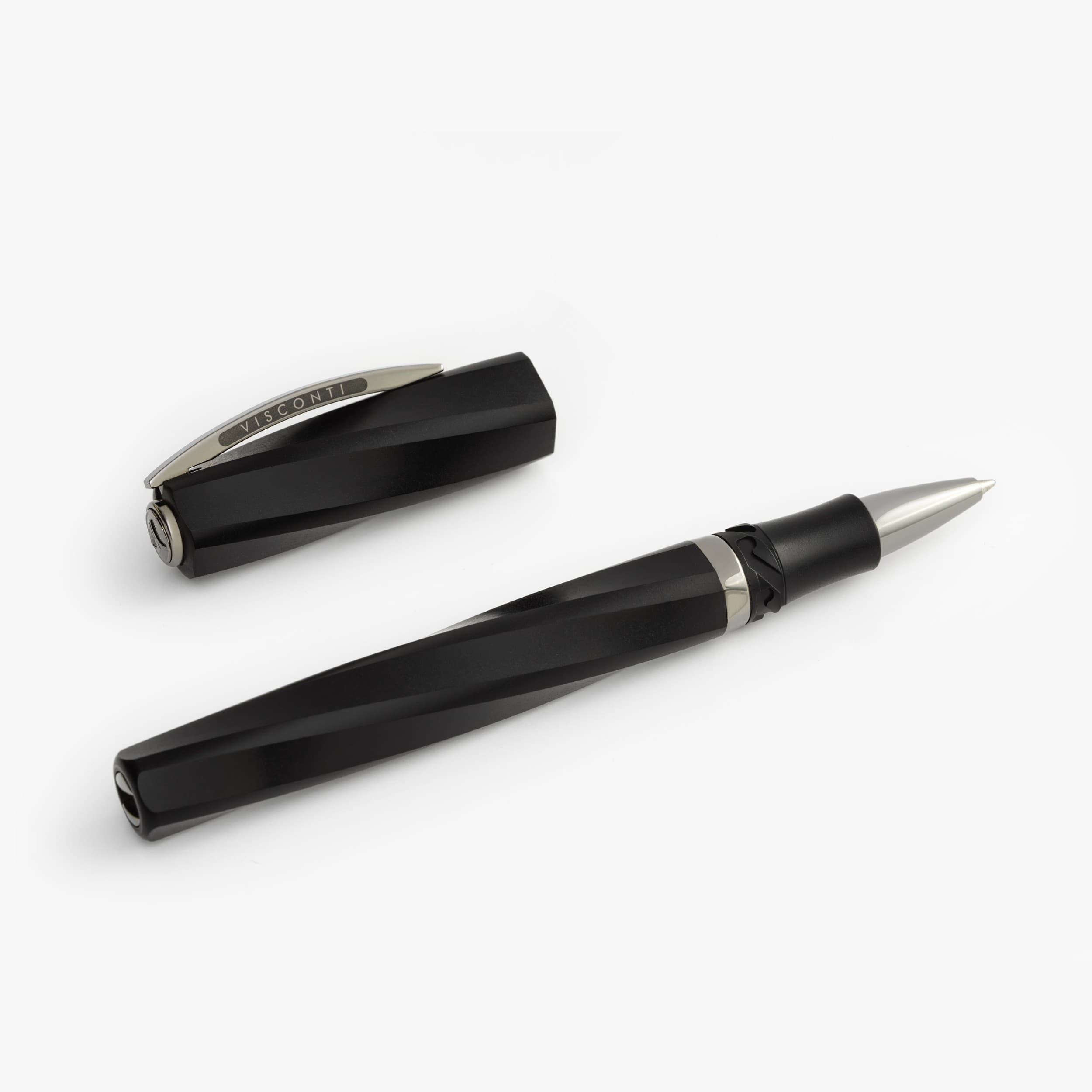 Visconti Divina Matte Black Rollerball Pen