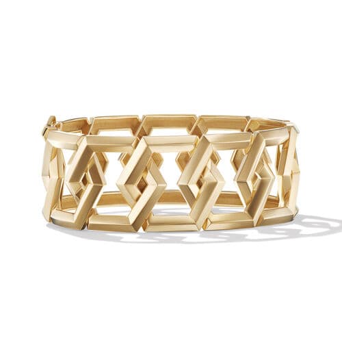 David Yurman Carlyle Bracelet in 18k Yellow Gold