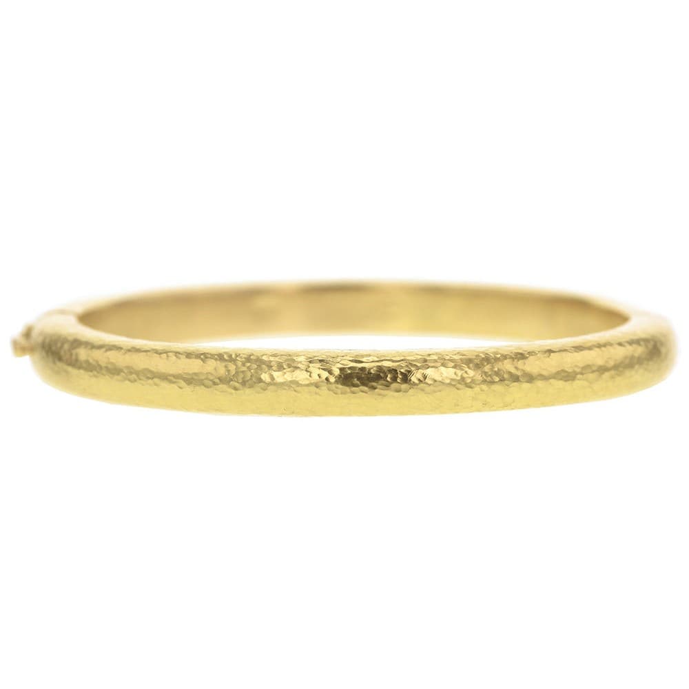 Elizabeth Locke Gold Domed Bangle Bracelet