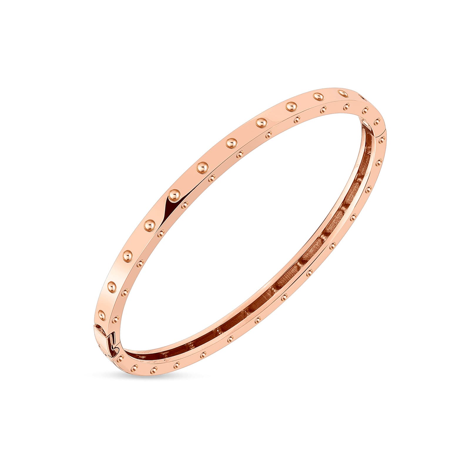 Roberto Coin 18K Rose Gold Symphony Pois Moi Bangle Bracelet