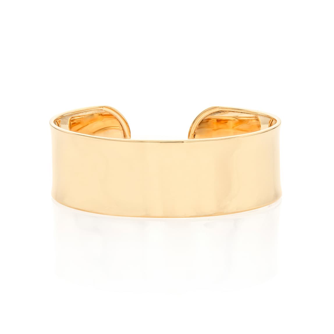 20mm Cuff Bracelet in 14k Yellow Gold