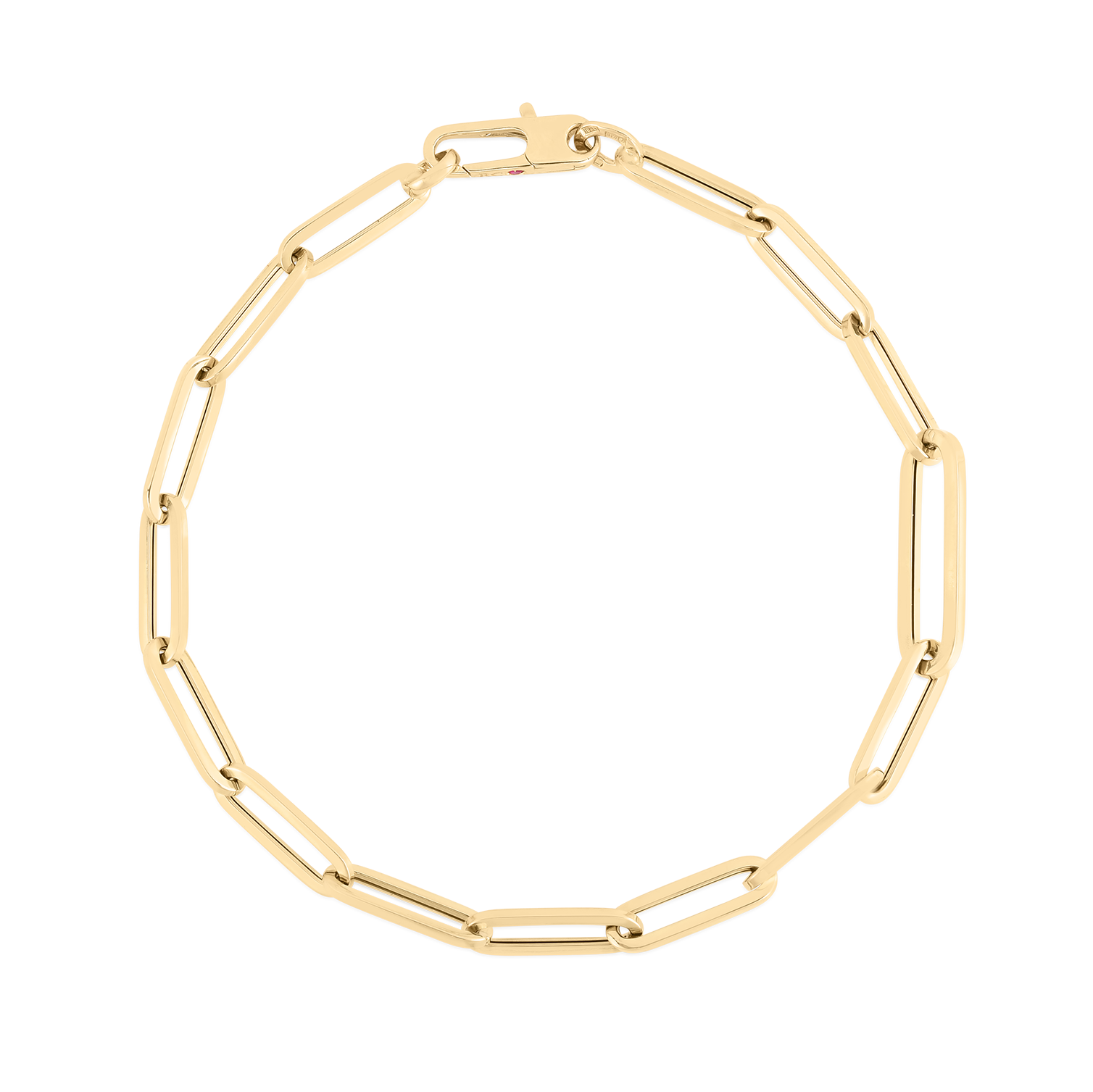 Roberto Coin 18K Paperclip Link Chain Bracelet 0