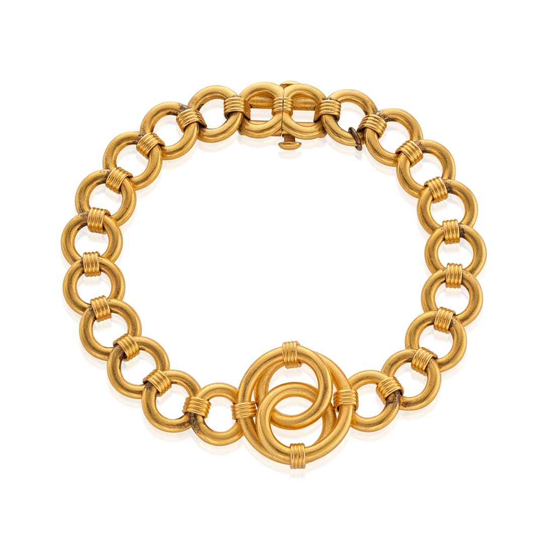 Estate Collection 1890s Circle Link Bracelet