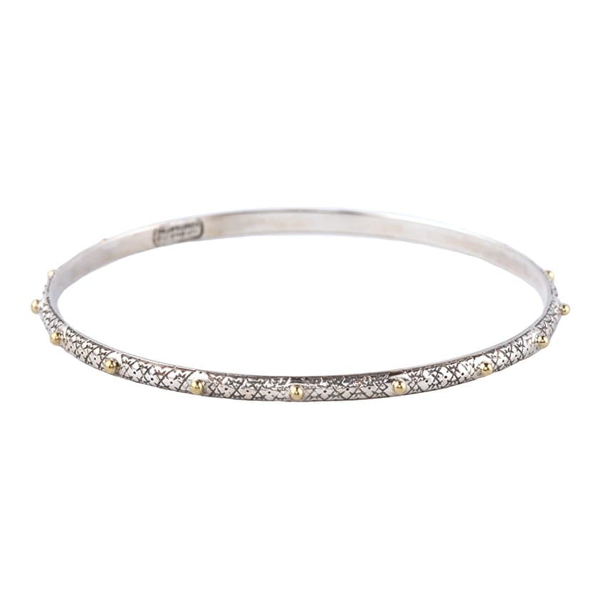 Konstantino Gold & Silver Thin Bangle