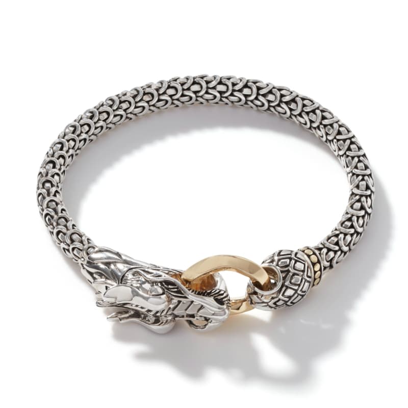 John Hardy Naga Collection Dragon Bracelet with Yellow Gold 0