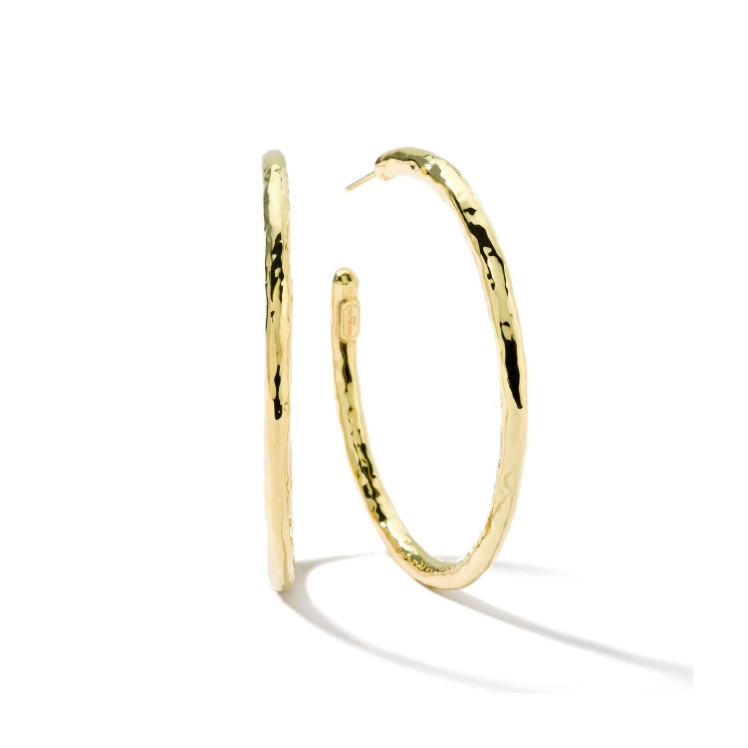 Ippolita Classico Large Yellow Gold Hoop Earrings