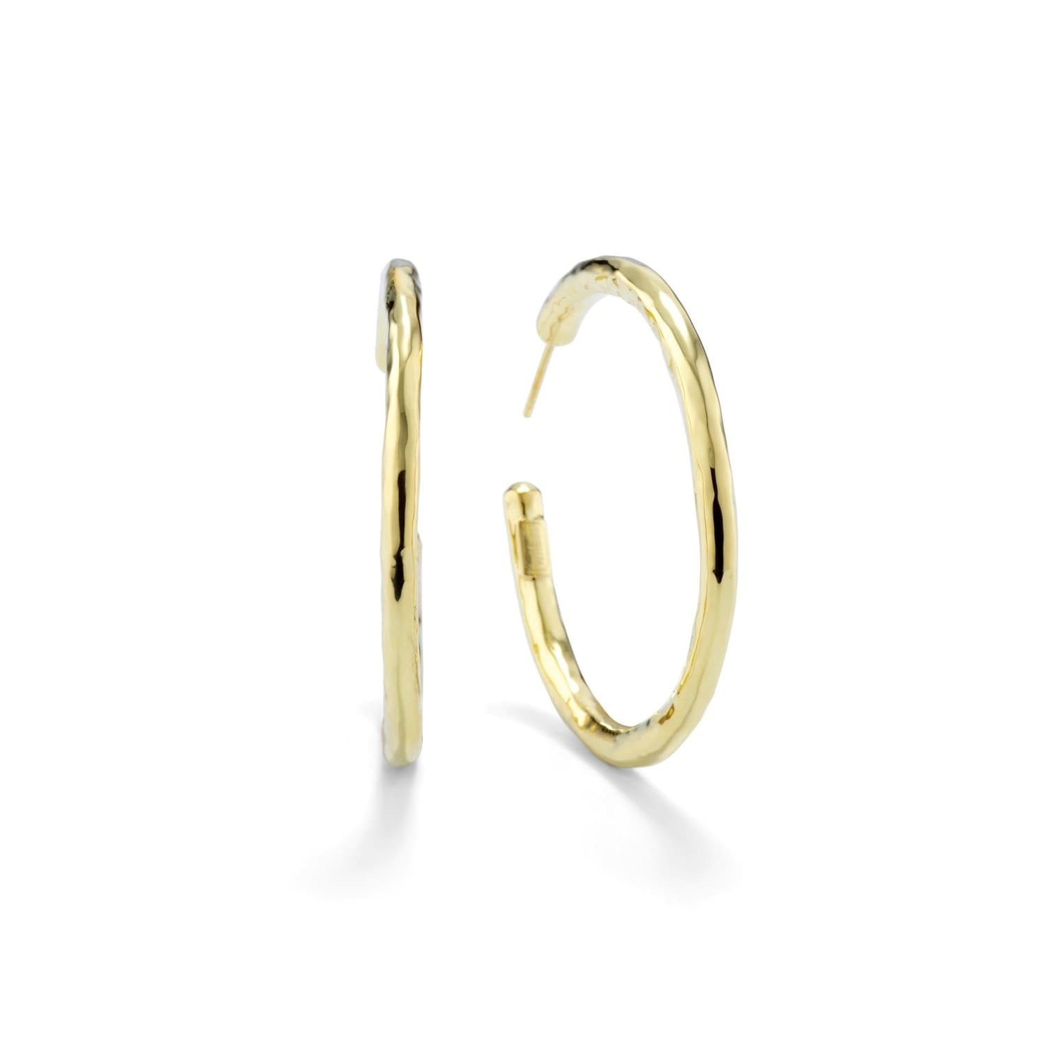 Ippolita Classico Medium Yellow Gold Hoop Earrings