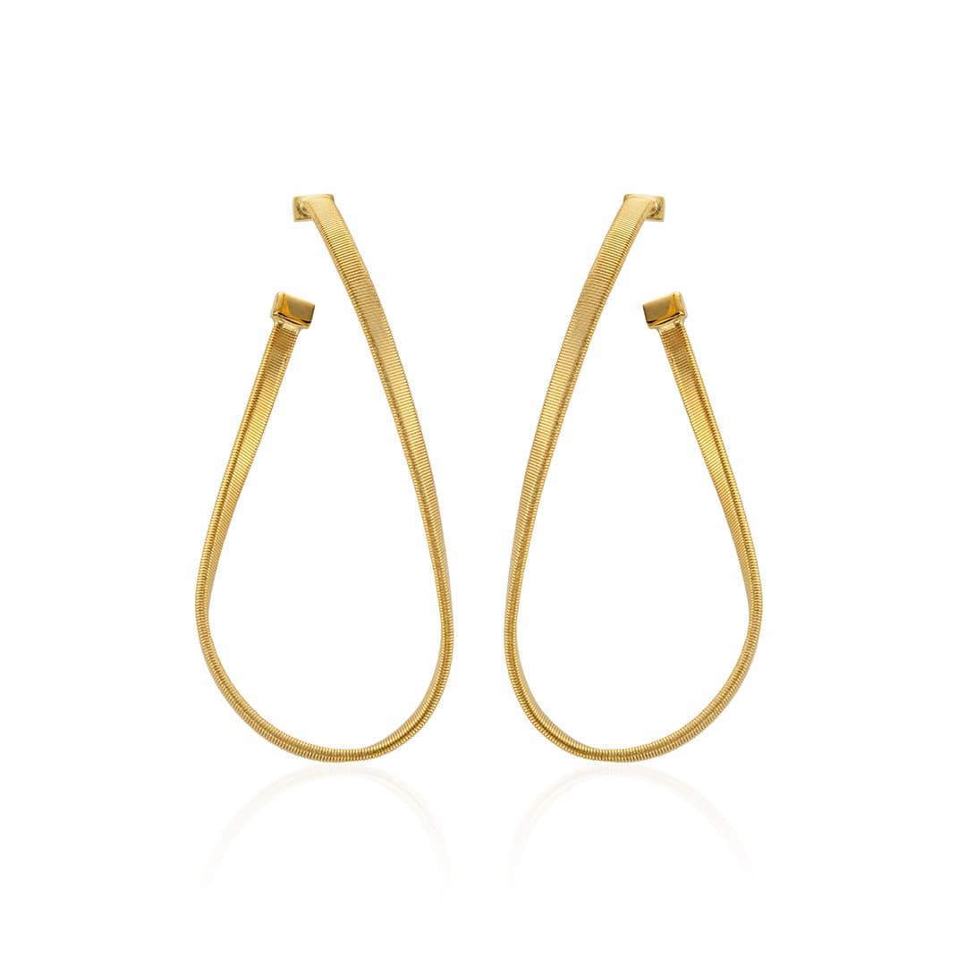 Marco Bicego Marrakech Oval Twisted Hoop Earrings