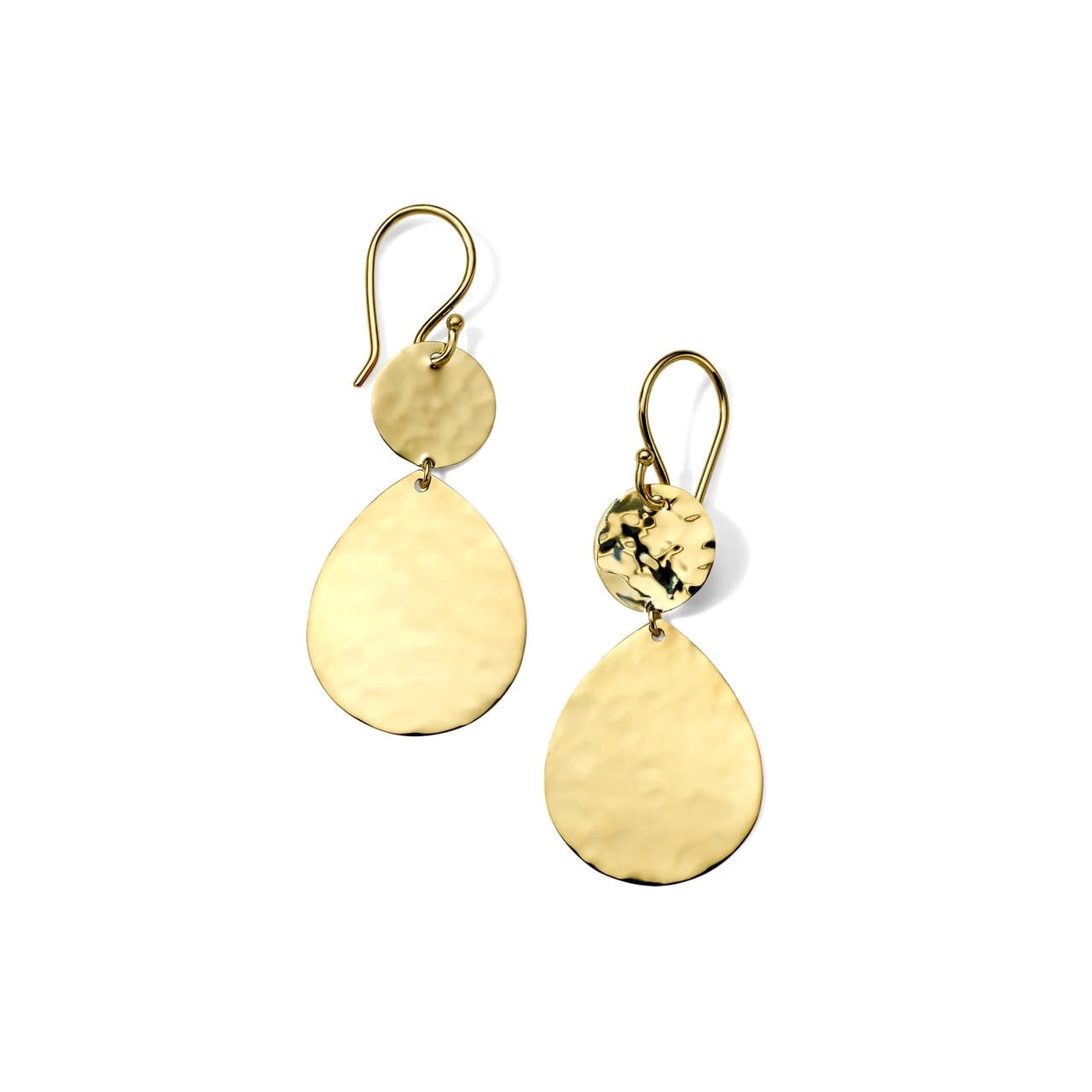 Ippolita 18k Classico Snowman Crinkle Earrings 0