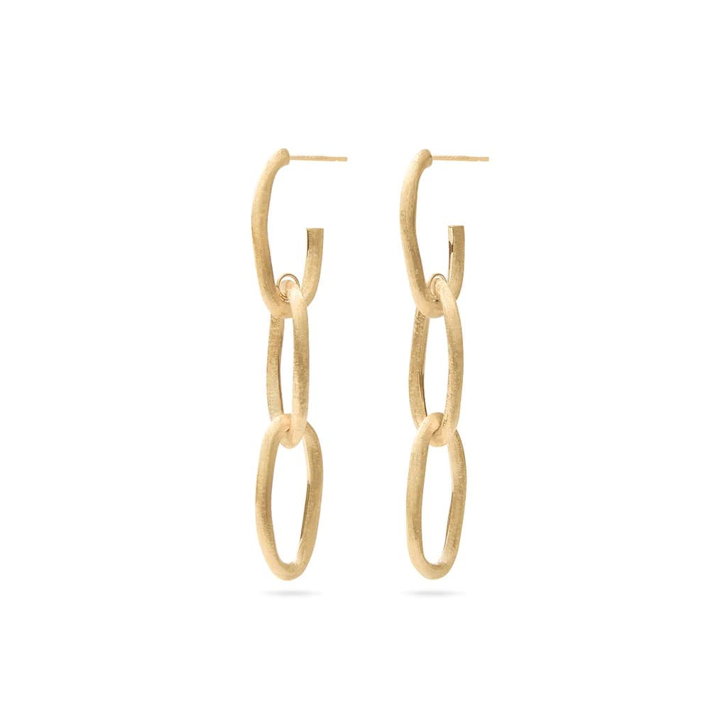 Marco Bicego Jaipur Gold Triple Link Drop Earrings