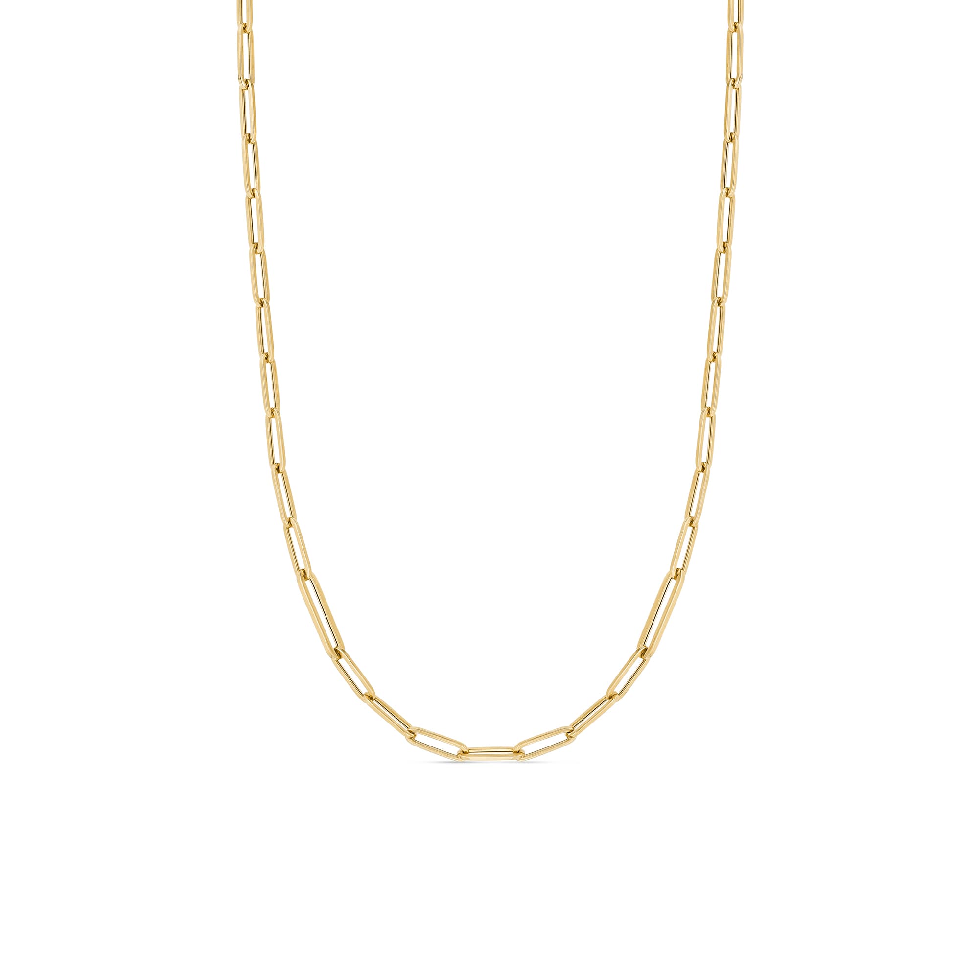 Roberto Coin 18k Paperclip 15mm Link Chain Necklace 0