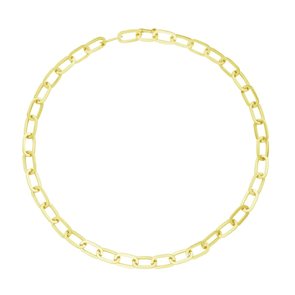 Penny Preville Yellow Gold Large Link Necklace 0