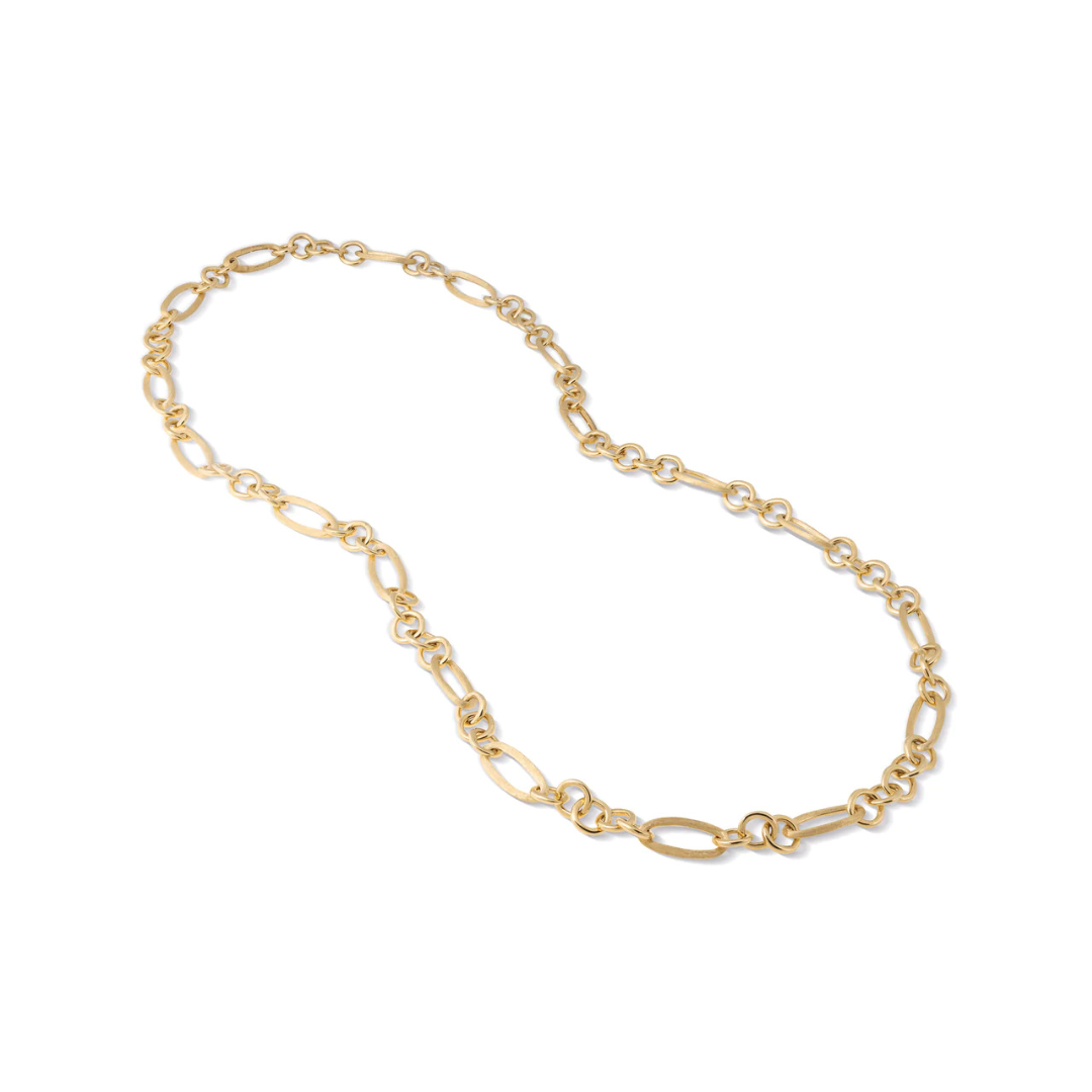 Marco Bicego Jaipur Gold Mixed Link Long Convertible Necklace 0