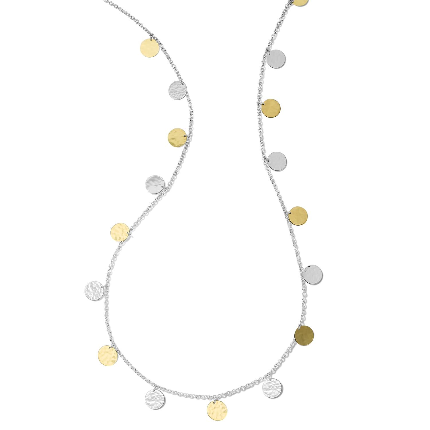 Ippolita Chimera Hammered Paillette Disc Necklace