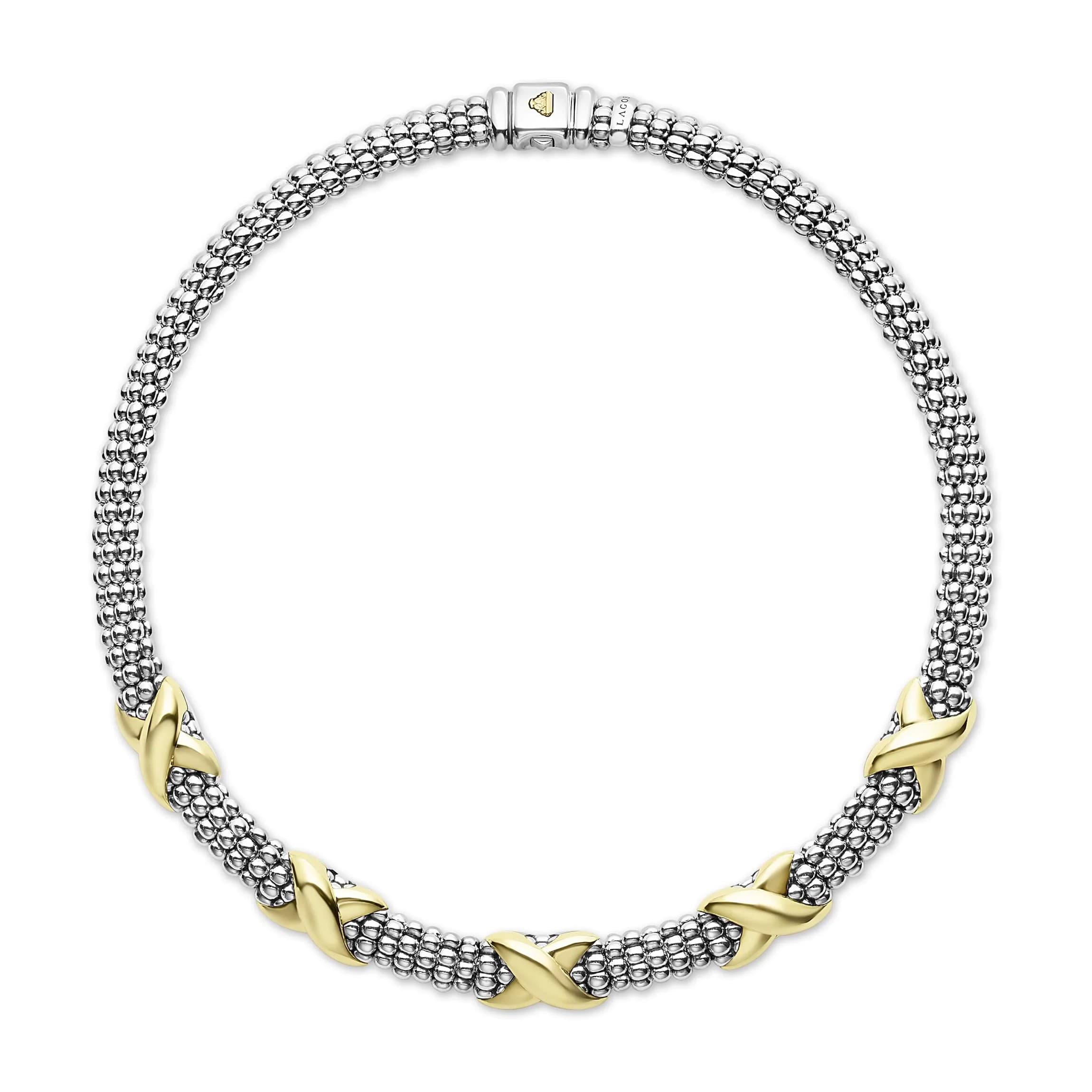 Lagos Embrace Five Station X Caviar Necklace 0