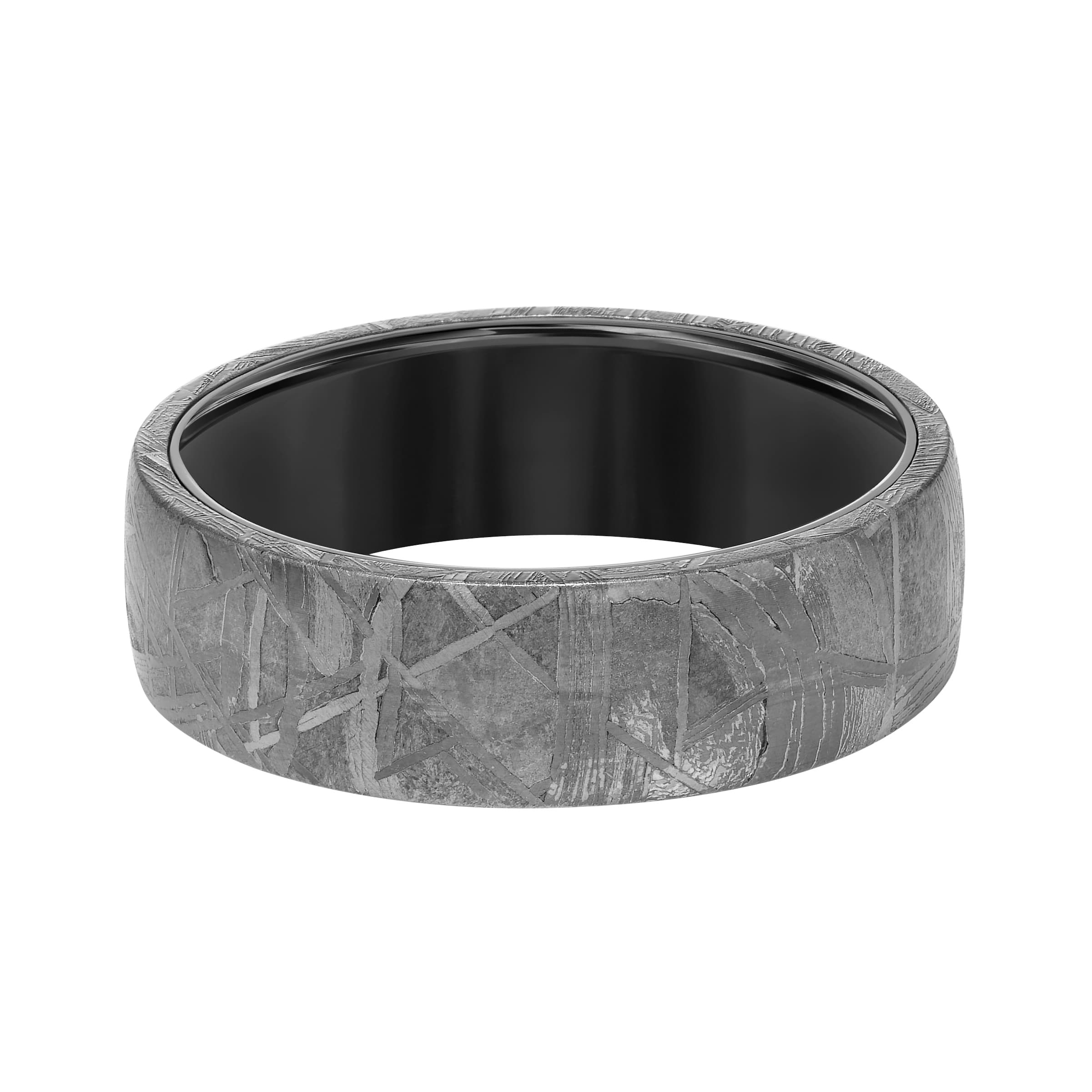 Mens 7mm Meteorite Comfort Fit Band 0