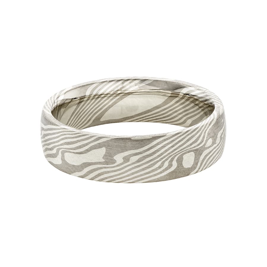 Chris Ploof Maple Mokume Wedding Band