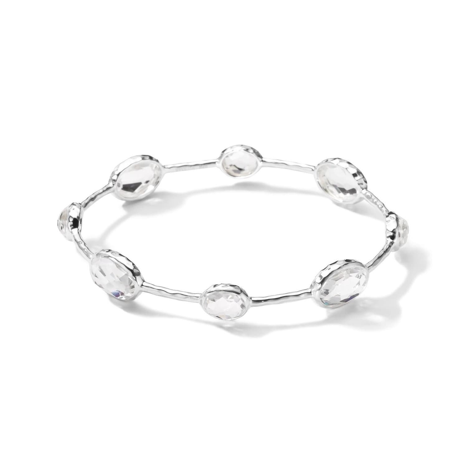 Ippolita Rock Candy 8 Stone Rock Crystal Sterling Silver Bangle 0