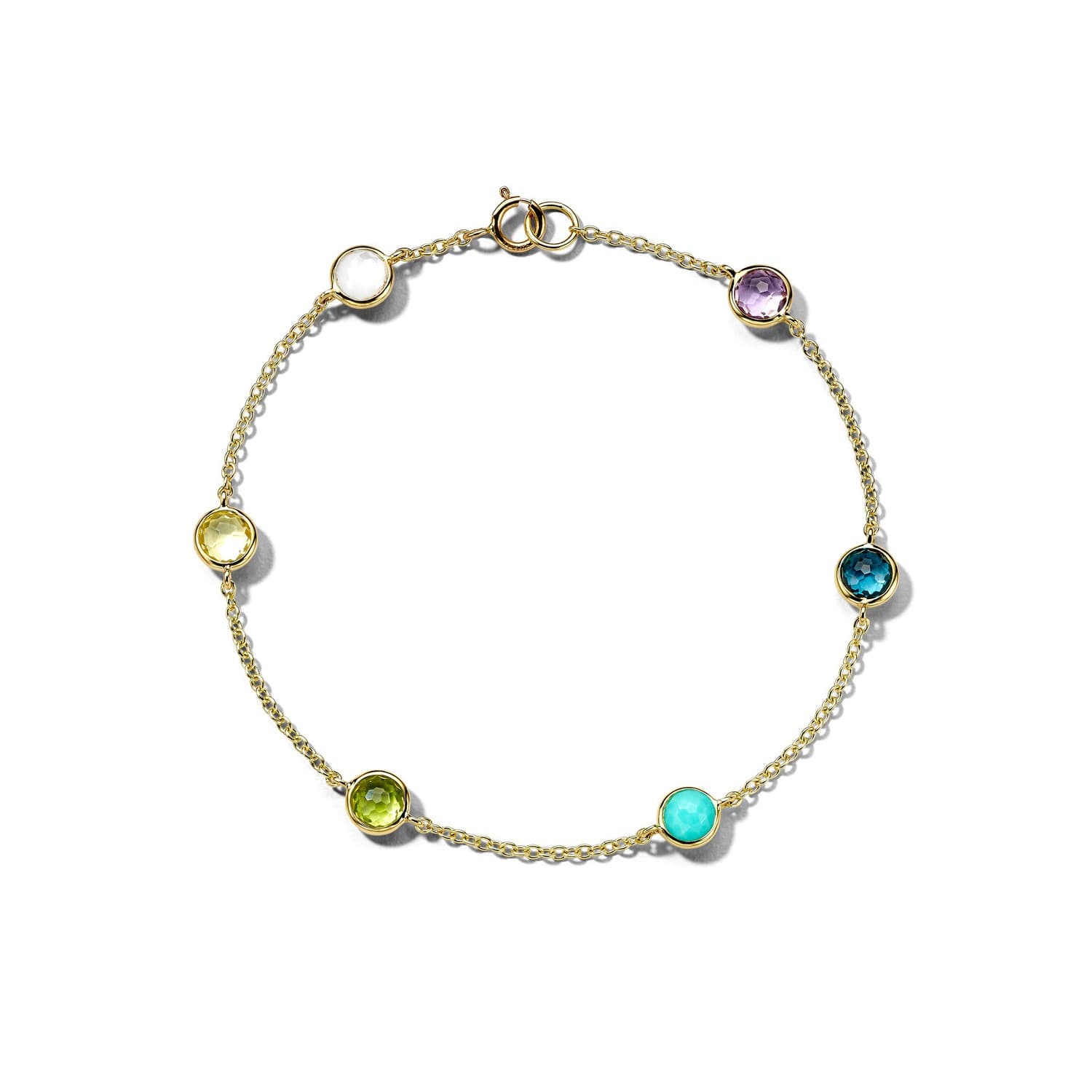 Ippolita Lollipop 5 Stone Rainbow Confetti Station Bracelet 0