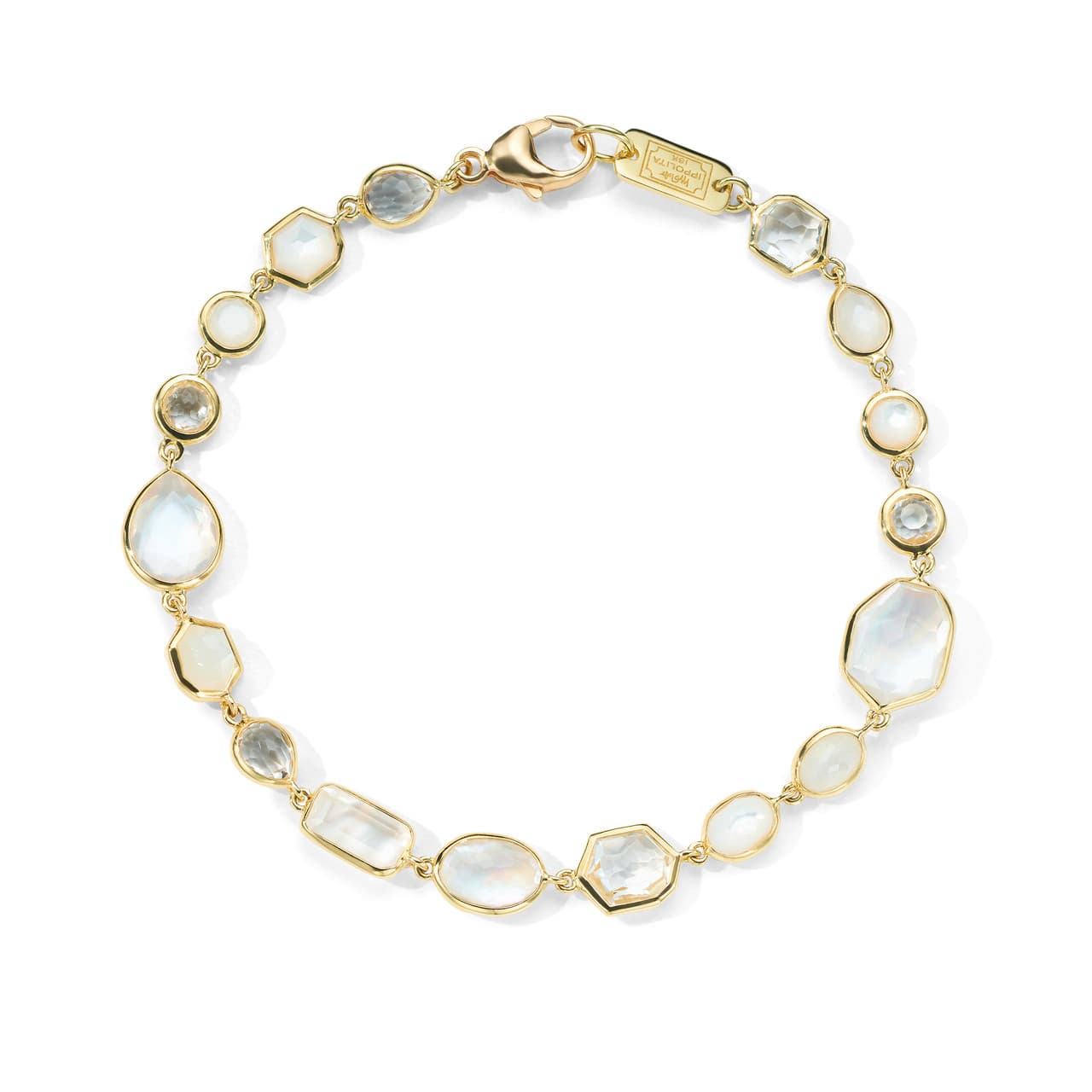 Ippolita Rock Candy 18k Gold Bracelet in Flirt 0