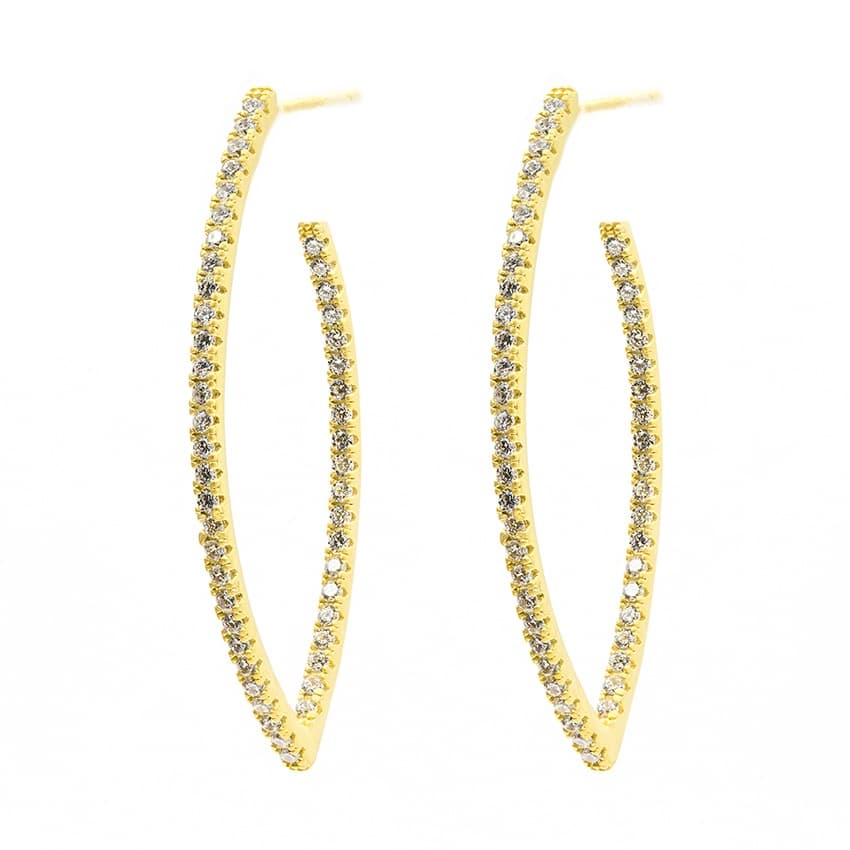 Freida Rothman Oval Hoop Earrings 0