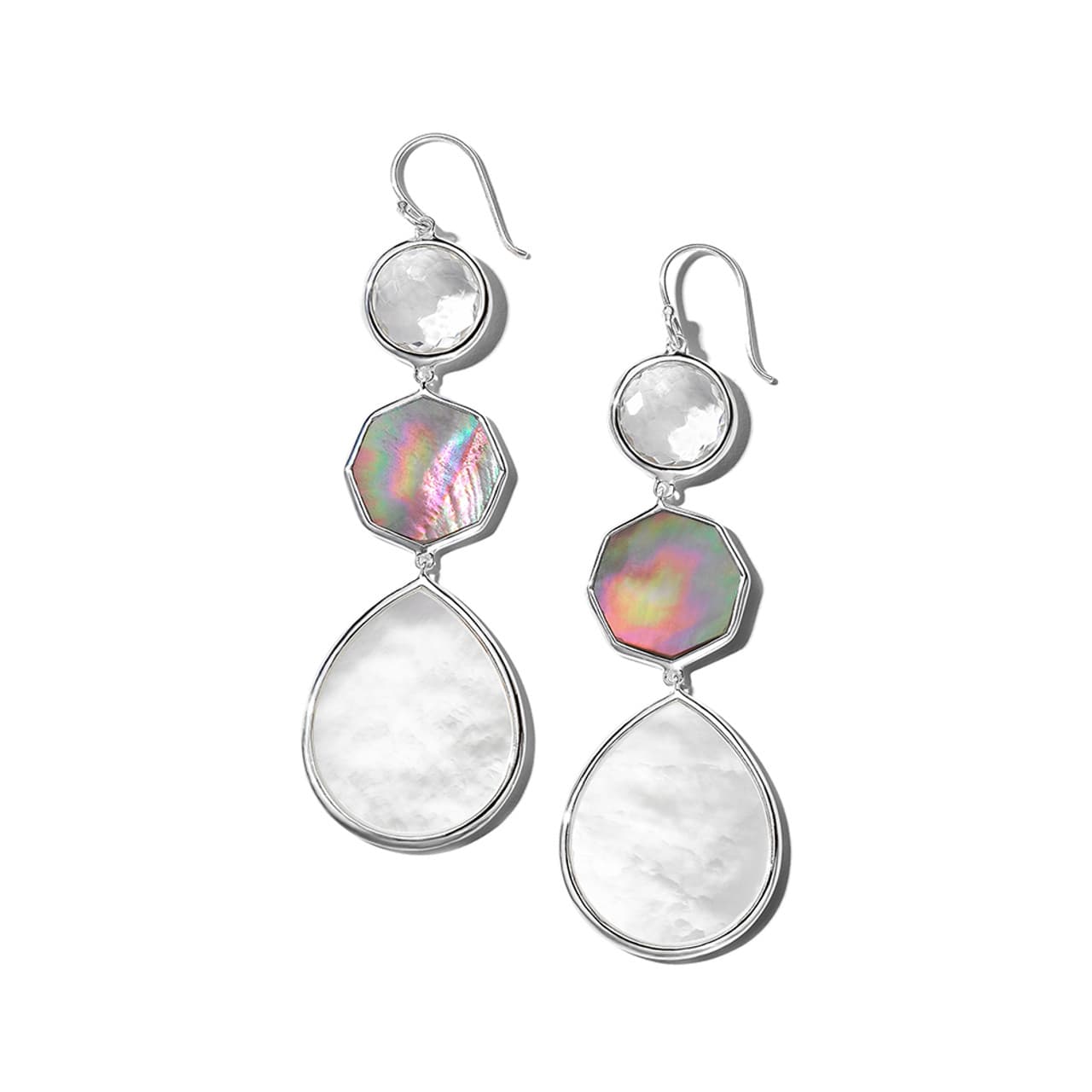 Ippolita Polished Rock Candy Brown Shell Crazy 8's Dangle Earrings