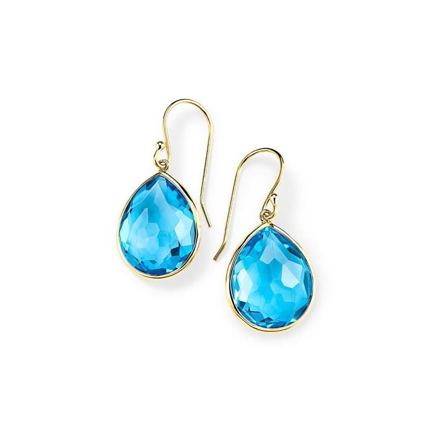 Ippolita Rock Candy Medium Teardrop Swiss Blue Topaz Earrings 0