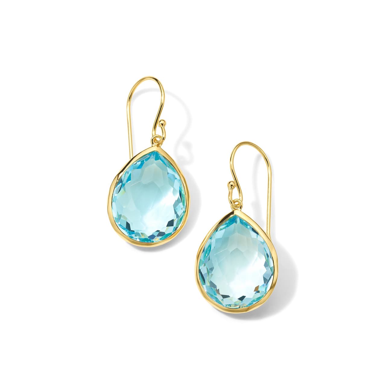 Ippolita Rock Candy Teeny Teardrop Swiss Blue Topaz Earrings